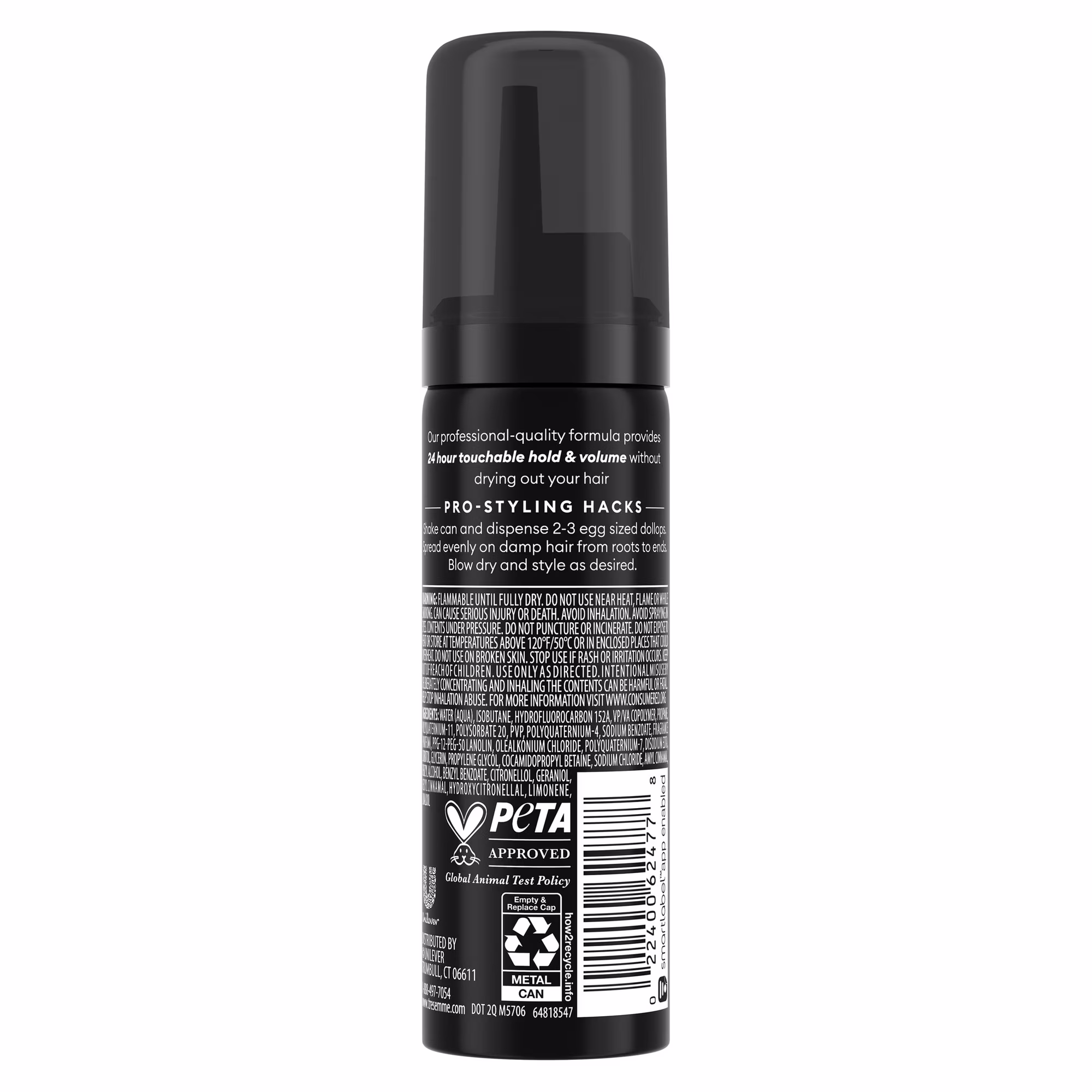 TRESemmé Extra Hold Volumizing Mousse For All-Day Humidity Resistance, 2 oz - Image 3