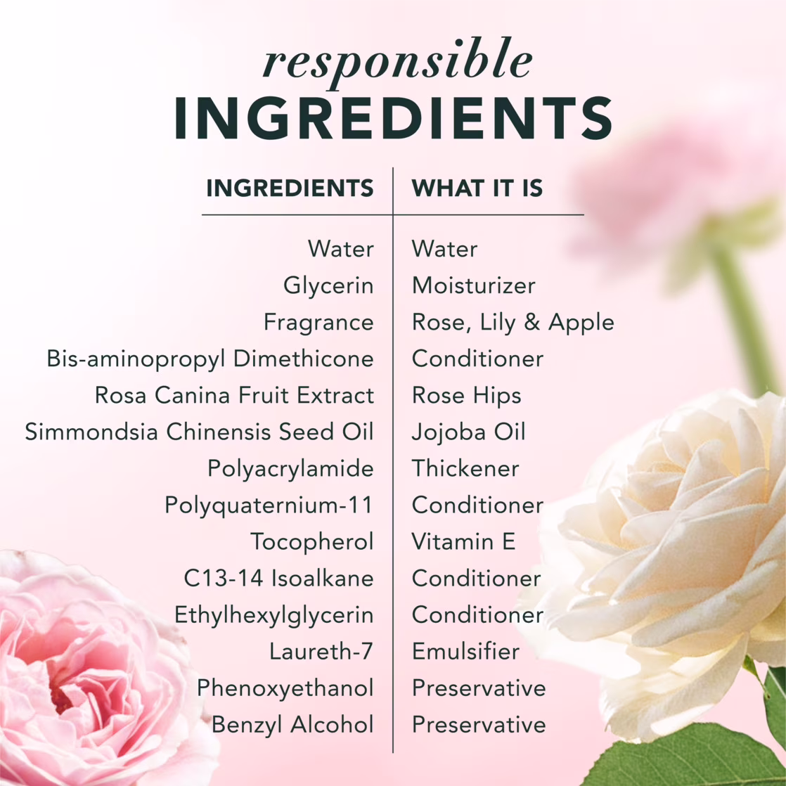 Herbal Essences Rose Perfume Fragrance Hair Spray, Rose Hips, 3.2 oz - Image 6